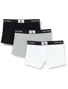 Calvin Klein Underwear Боксерки 'CK96' сив меланж / черно / бяло