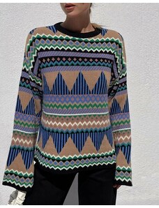 Creative Дамски пуловер тънко плетиво - код 22054 - 2
