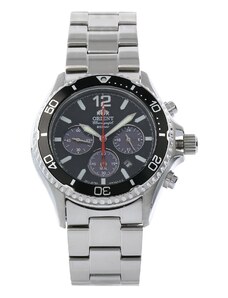 Часовник Orient Mako Solar RA-TX0202B10B Black/Silver
