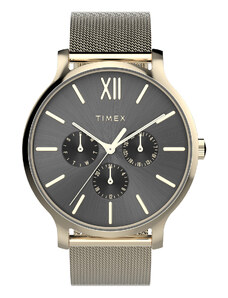 Часовник Timex Transcend TW2W20000 Gold/Grey