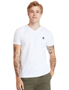 TIMBERLAND Тениска 'Dun-Riv' черно / бяло