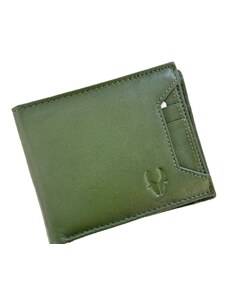 Wildhorn - The Leather Studio Мъжки портфейл естествена кожа Green