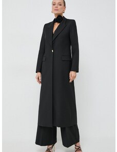Палто с вълна Ivy Oak в черно преходен модел IO119088