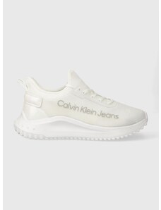 Маратонки Calvin Klein Jeans EVA RUN SLIPON LACE MIX LUM WN в бяло YW0YW01303