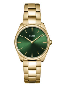 Часовник Cluse Féroce Petite CW11217 Gold/Green