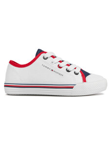 Кецове Tommy Hilfiger Low Cut Up Sneaker T3X9-33325-0890 M White/Blue/Red Y003