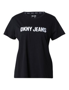 DKNY Тениска черно / бяло