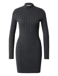 Abercrombie & Fitch Плетена рокля антрацитно черно