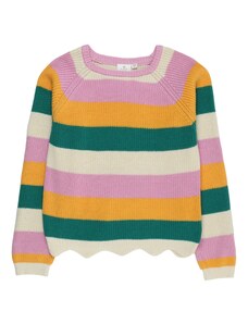 The New Пуловер 'OLLY' смарагдово зелено / оранжево / бледорозово / бяло