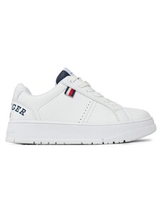 Сникърси Tommy Hilfiger Logo Low Cut Lace-Up Sneaker T3X9-33360-1355 M White/Blue X336