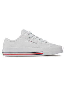 Кецове Tommy Hilfiger Low Cut Lace-Up Sneaker T3A9-33185-1687 S White 100