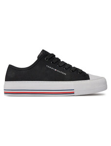 Кецове Tommy Hilfiger Low Cut Lace-Up Sneaker T3A9-33185-1687 S Black 999