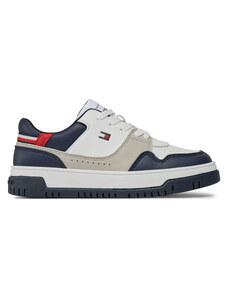 Сникърси Tommy Hilfiger Low Cut Lace-Up Sneaker T3X9-33368-1355 S White/Blue/Red Y003