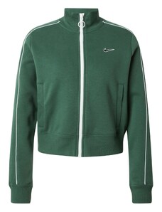 Nike Sportswear Суичъри с качулка зелено / черно / бяло