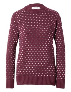 bleed clothing Пуловер 'Summits' бордо / бяло