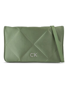 Дамска чанта Calvin Klein Re-Lock Quilt Shoulder Bag-Satin K60K611300 Sea Spray LKG