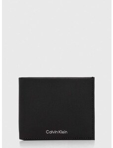 Кожен портфейл Calvin Klein мъжки в черно K50K511383