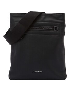 Calvin Klein Чанта за през рамо тип преметка черно / бяло