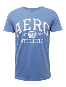 AÉROPOSTALE Тениска 'ATHLETICS' синьо / бяло