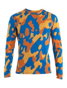 ICEBREAKER Тениска 'Mer 260 Vertex' синьо / оранжево