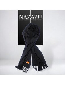 NAZAZU Красив унисекс шал от Кашмир - Черен 201201