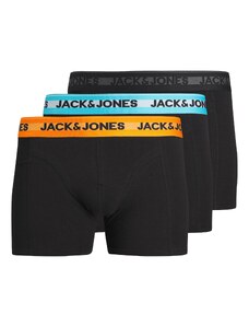 JACK & JONES Боксерки 'Hudson' синьо / оранжево / черно