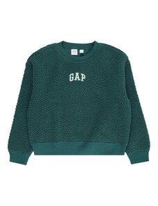 GAP Пуловер елхово зелено / бяло