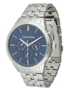 Calvin Klein Аналогов часовник синьо / сребърно
