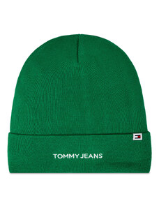 Шапка Tommy Jeans Tjw Linear Logo Beanie AW0AW15843 Olympic Green L4B