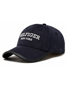 Шапка с козирка Tommy Hilfiger Monotype Stacked Branding Cap AM0AM12253 Space Blue DW6