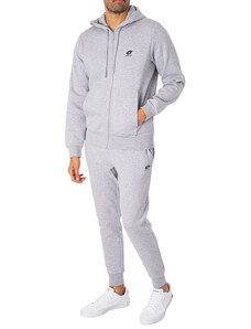 LOTTO Hooded Training Track Suit Melange Grey