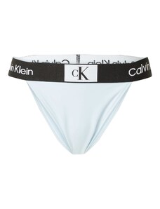 Calvin Klein Swimwear Долнище на бански тип бикини светлосиньо / черно / бяло