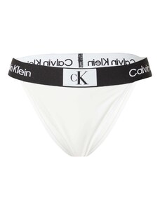 Calvin Klein Swimwear Долнище на бански тип бикини 'CHEEKY' черно / бяло