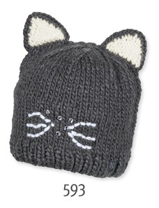 Детска плетена шапка Коте,Sterntaler