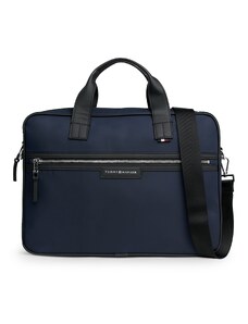 TOMMY HILFIGER Чанта за лаптоп синьо / червено / черно / бяло