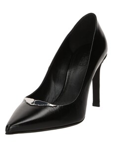 Zadig & Voltaire Официални дамски обувки черно / сребърно