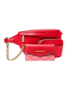 Michael Kors дамска чанта Maisie Large Pebbled Leather 2-in-1 red