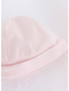 Бебешка памучна шапка Tartine et Chocolat в розово с фина плетка от памук