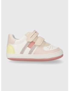 Бебешки обувки Tommy Hilfiger в розово