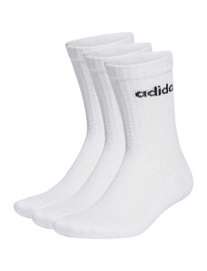 Дълги чорапи unisex adidas Linear Crew Cushioned Socks 3 Pairs HT3455 white/black