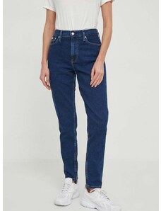 Дънки Calvin Klein Jeans с висока талия J20J223244