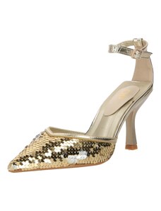 Dorothy Perkins Дамски обувки на ток с отворена пета злато