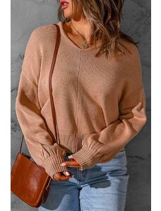 LoveYourCurvy Модерен макси пуловер с изрязани елементи