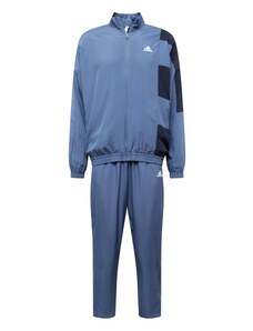 ADIDAS SPORTSWEAR Облекло за трениране синьо / морскосиньо / бяло
