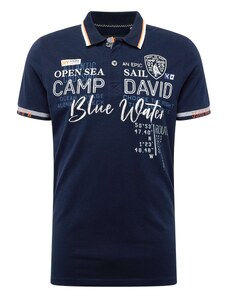 CAMP DAVID Тениска нейви синьо / червено / бяло