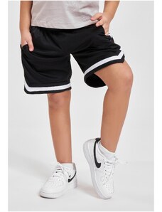 Urban Classics Kids Boys' Stripes Mesh Shorts Black