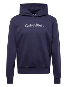 Calvin Klein Суичър тъмносиньо / бяло