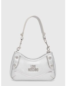 Чанта Love Moschino в сребристо