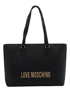 Love Moschino "Чанта тип ""Shopper""" 'BOLD LOVE' злато / черно
