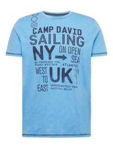 CAMP DAVID Тениска опушено синьо / нощно синьо
